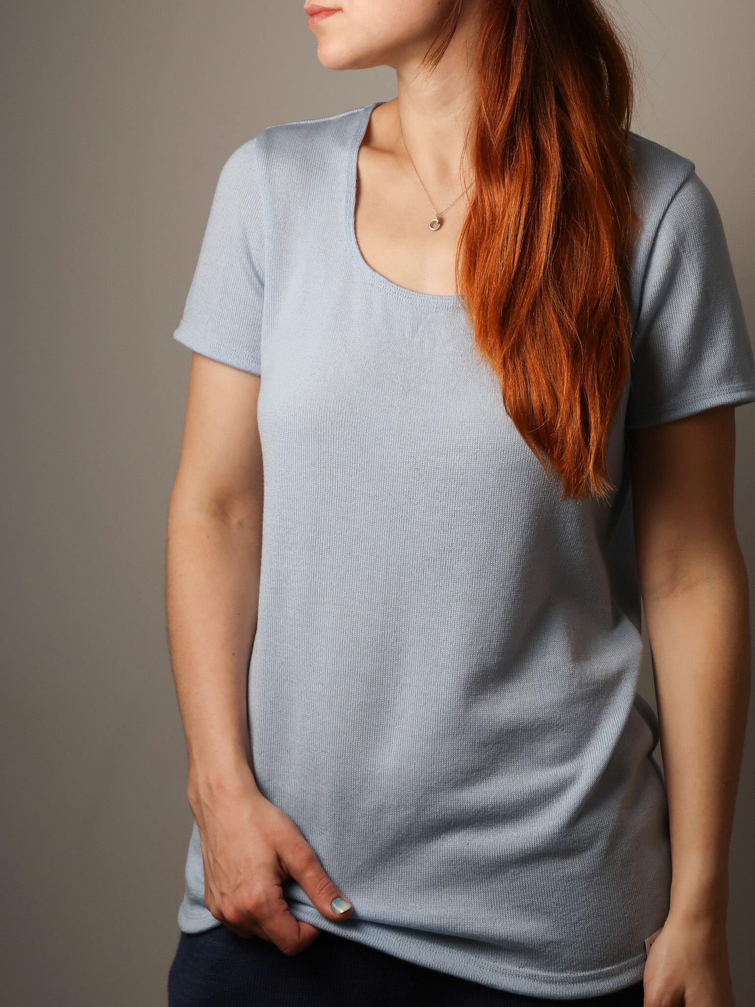 IMG_8725 Merino wool short sleeve t-shirt - custom made - Image 3