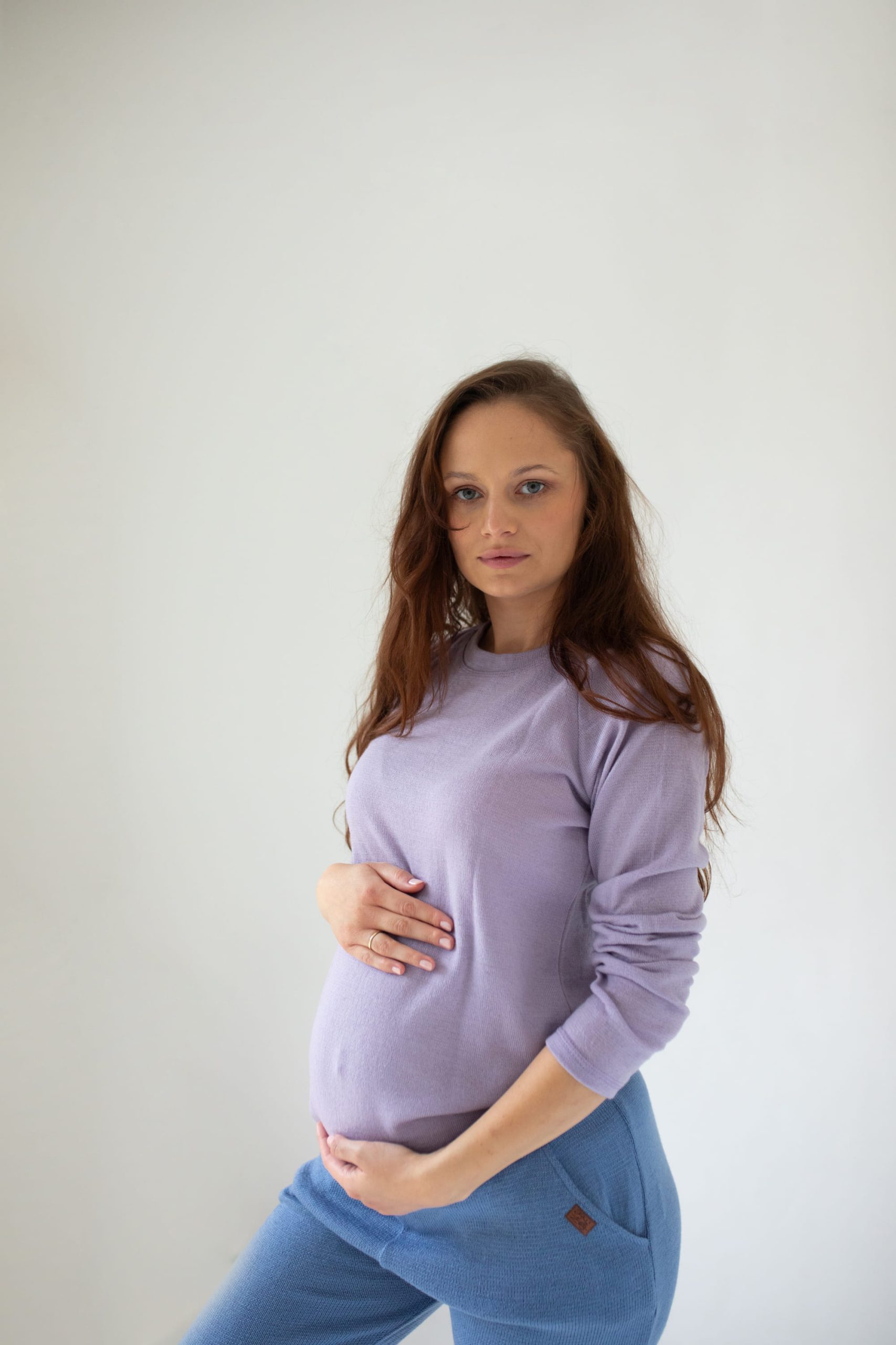 4S6A3446 Merino wool RAGLAN women's long-sleeved blouse (thick) - custom made - Image 8