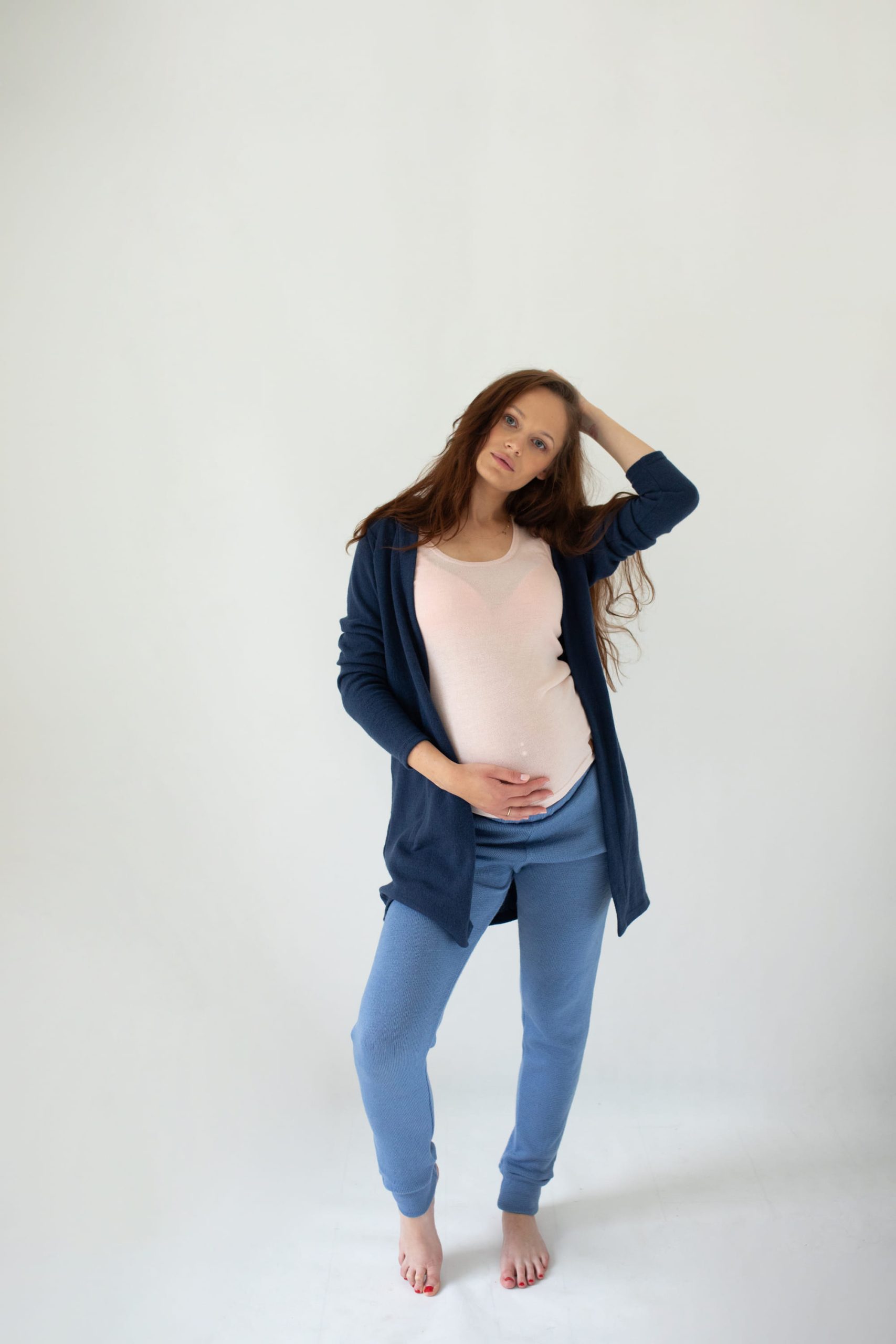 4S6A3481 Custom thicker merino wool long cardigan - Image 8