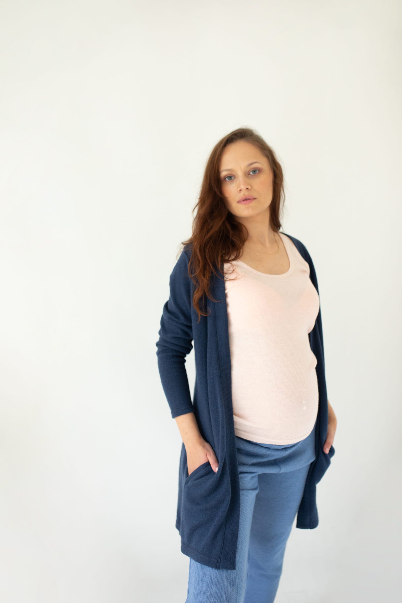 4S6A3489 Custom thicker merino wool long cardigan - Image 9