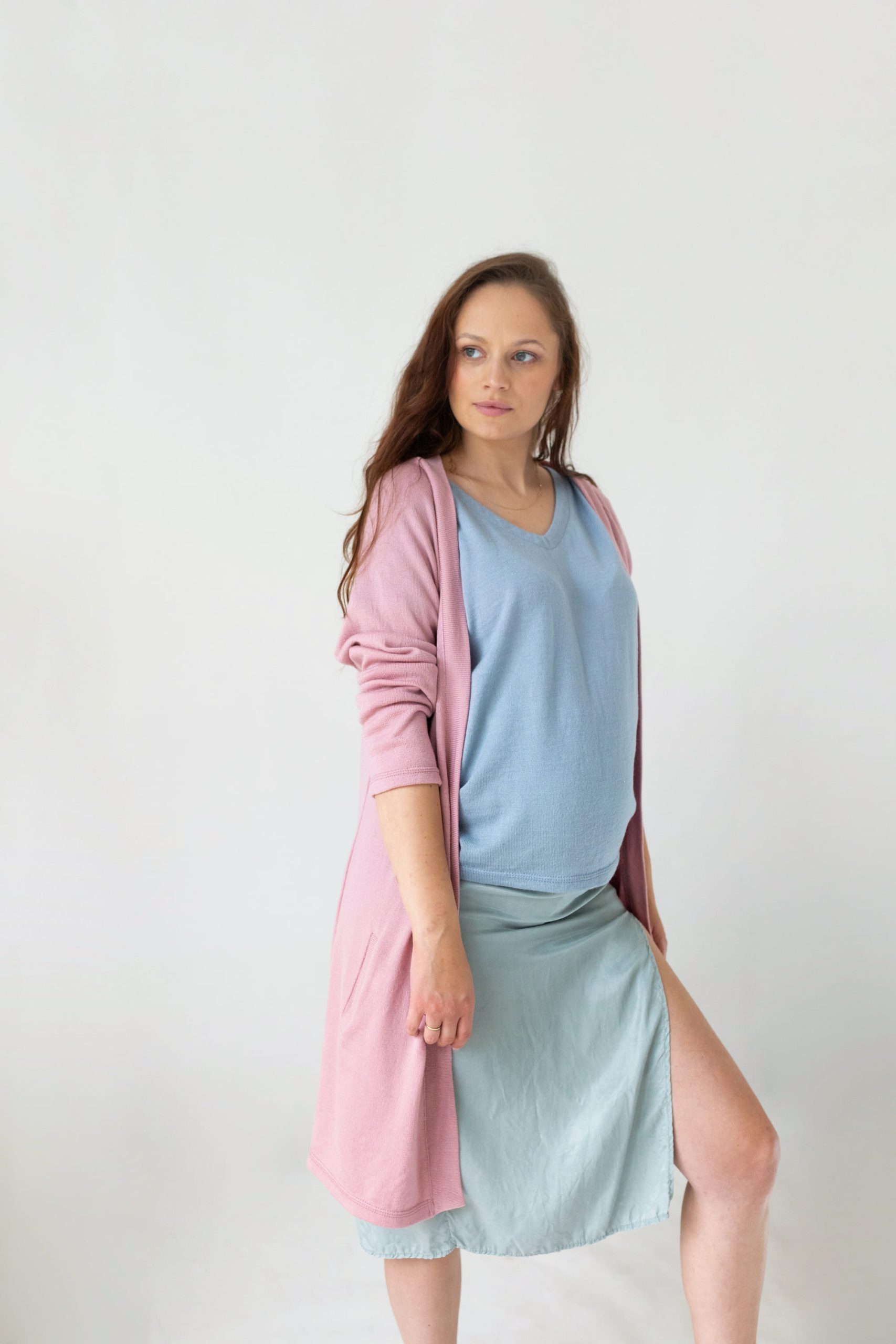 4S6A3538 Custom thicker merino wool long cardigan - Image 10