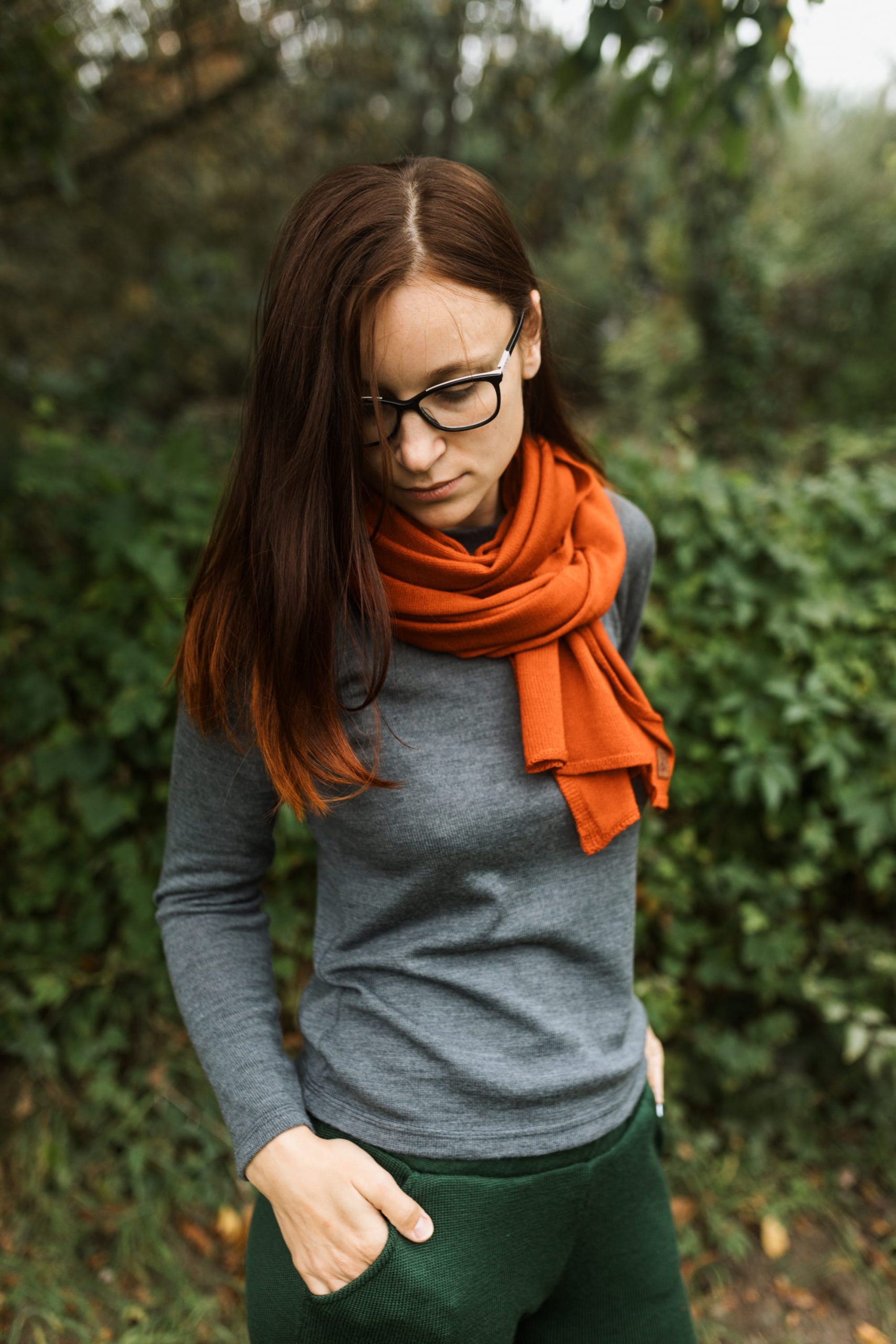 4S6A3633 Merino wool RAGLAN women's long-sleeved blouse (thick) - custom made - Image 4