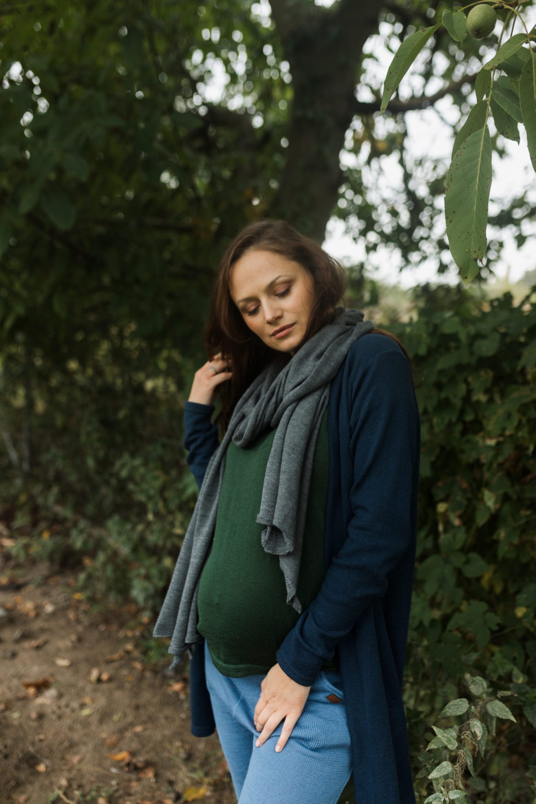 4S6A3699 Custom thicker merino wool long cardigan - Image 14