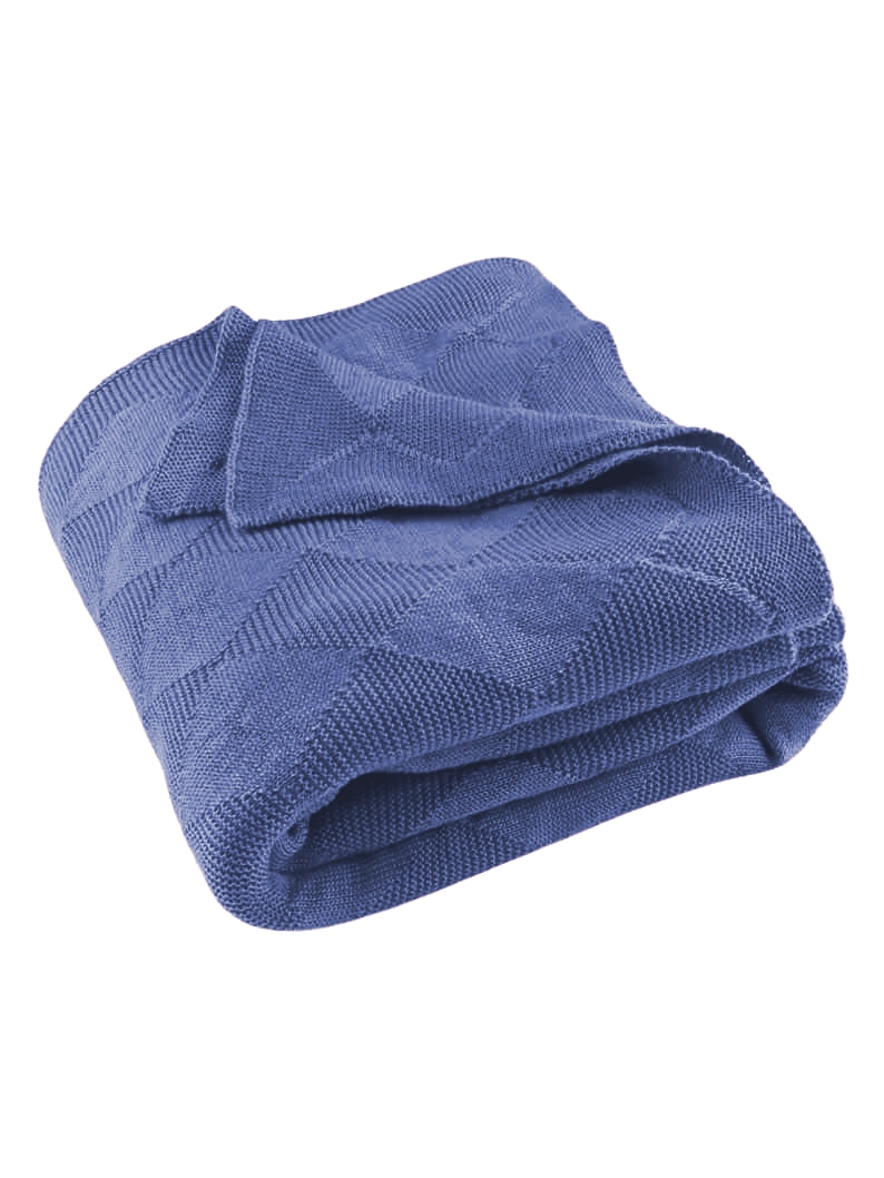 koc 200x120 tanzanit Merino wool blanket TANZANITE - Image 1