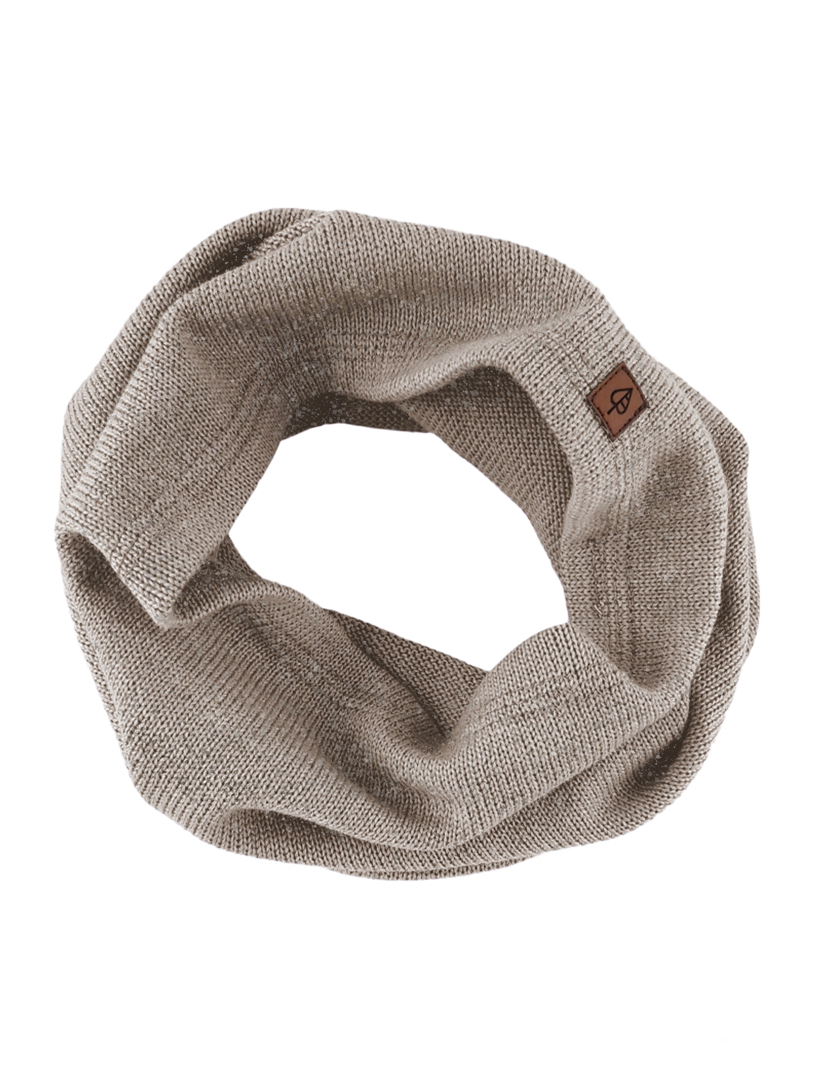 komin merino - melanż brąz Komin z wełny merino MELANŻ BRĄZ - obrazek 1