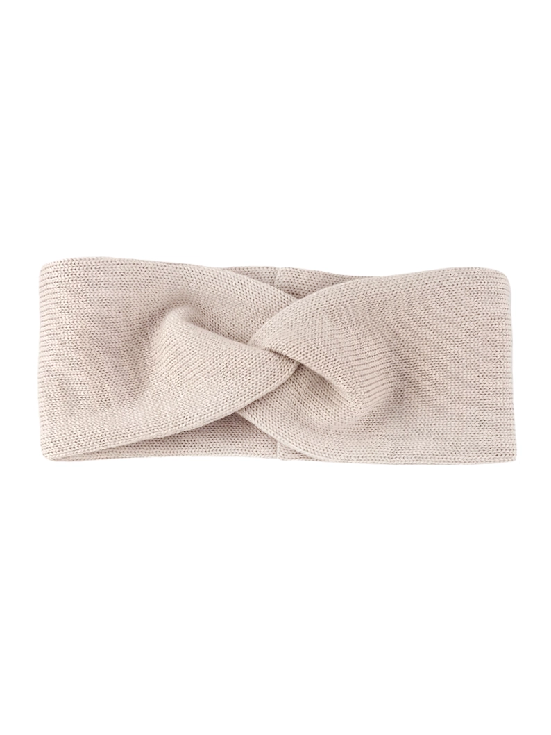 opaska merino - ecru Thicker merino wool headband - with knot - choose color - Image 1