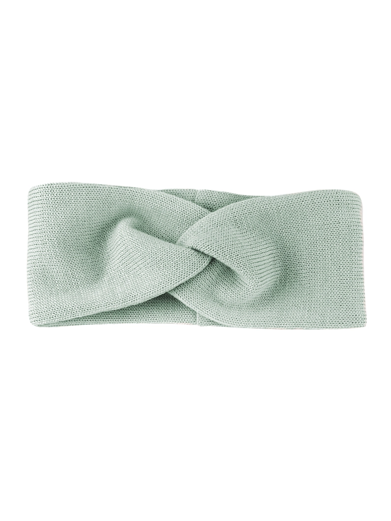 opaska merino - szałwiowy Merino wool headband SAGE - Image 1