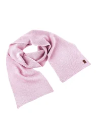 Szalik z wełny merino PASTELOWY RÓŻ