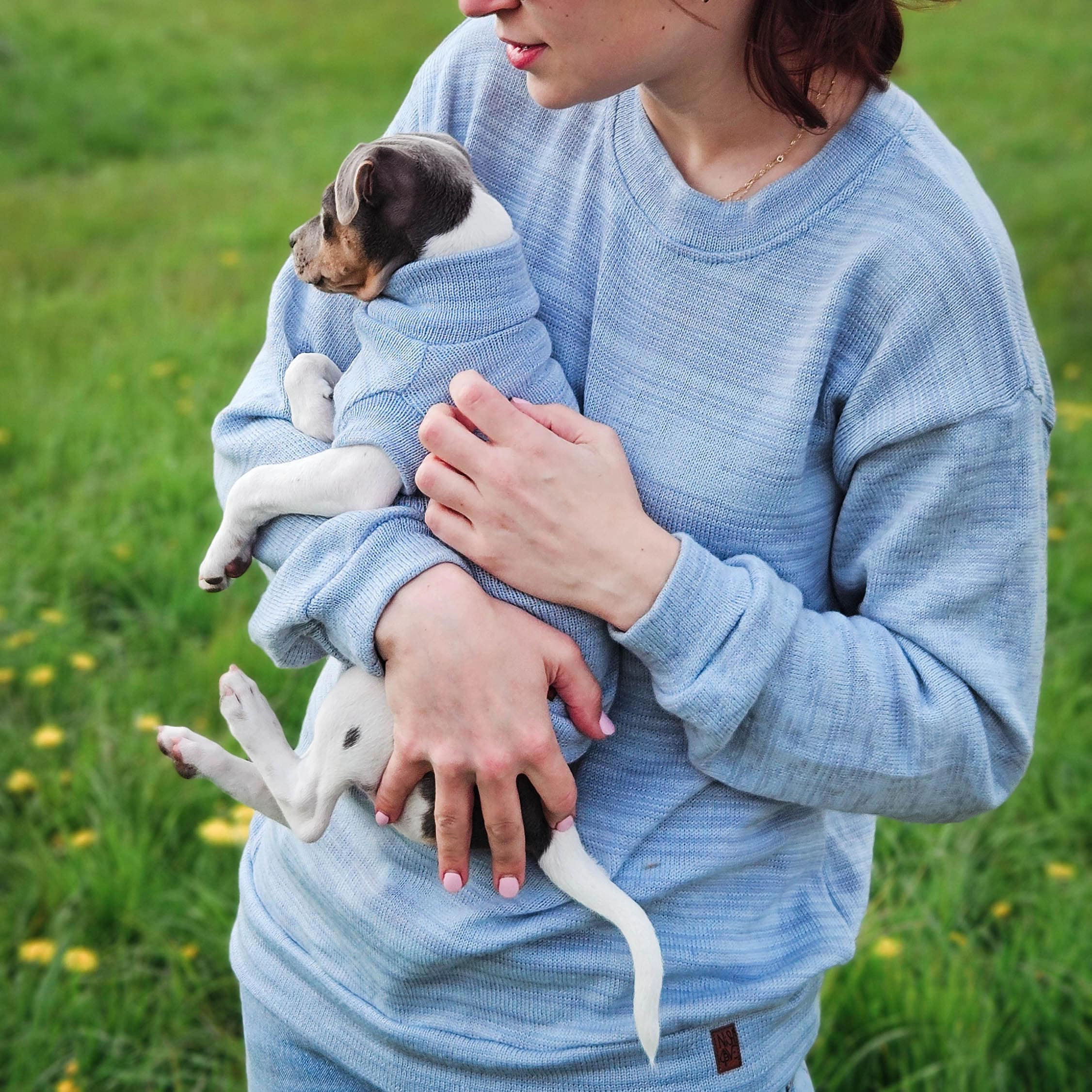 pies melanż 2 Merino wool dog sweater with melange pattern - Custom made - Image 4