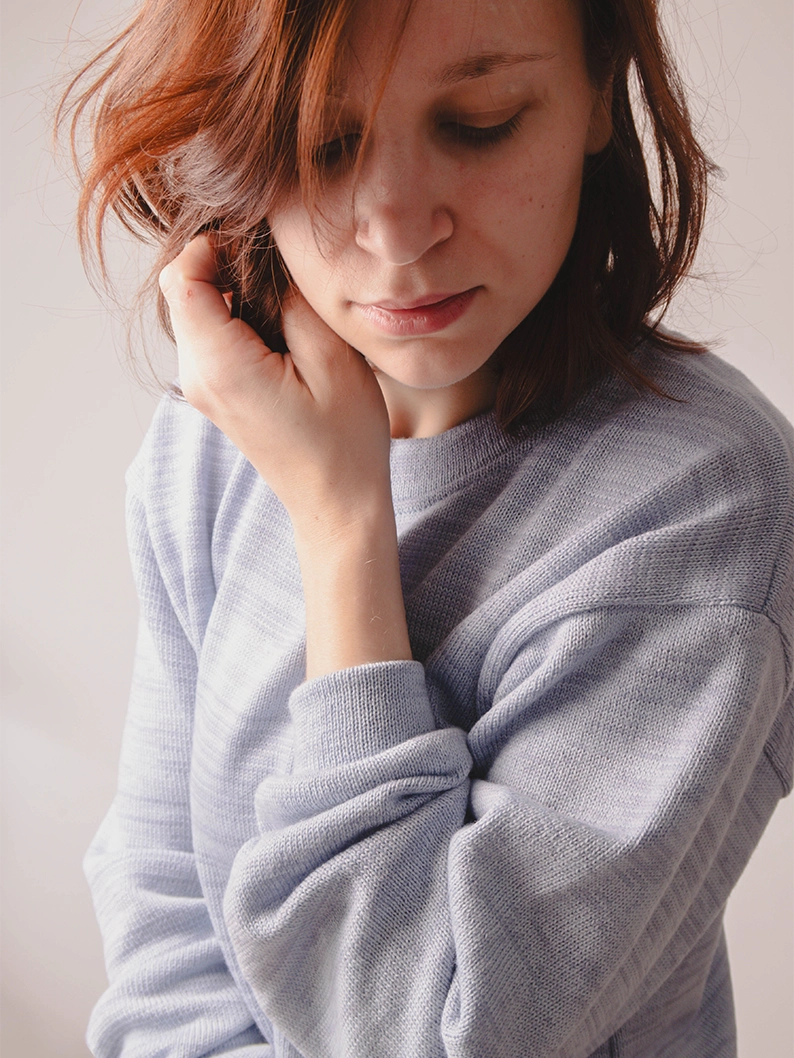 sweter gabi model 4 Merino wool sweater "Gabi" - choose color! - Image 12