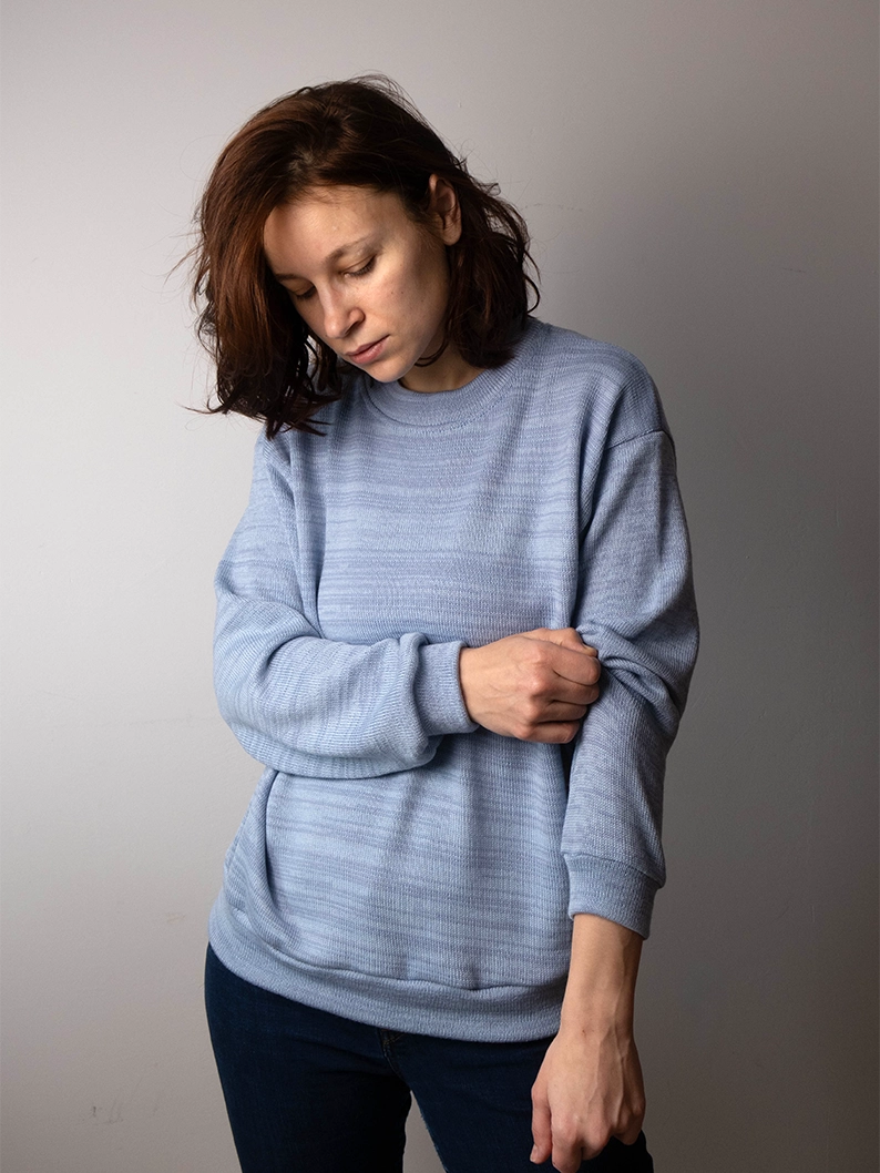 sweter gabi model 6 Merino wool sweater "Gabi" - choose color! - Image 8