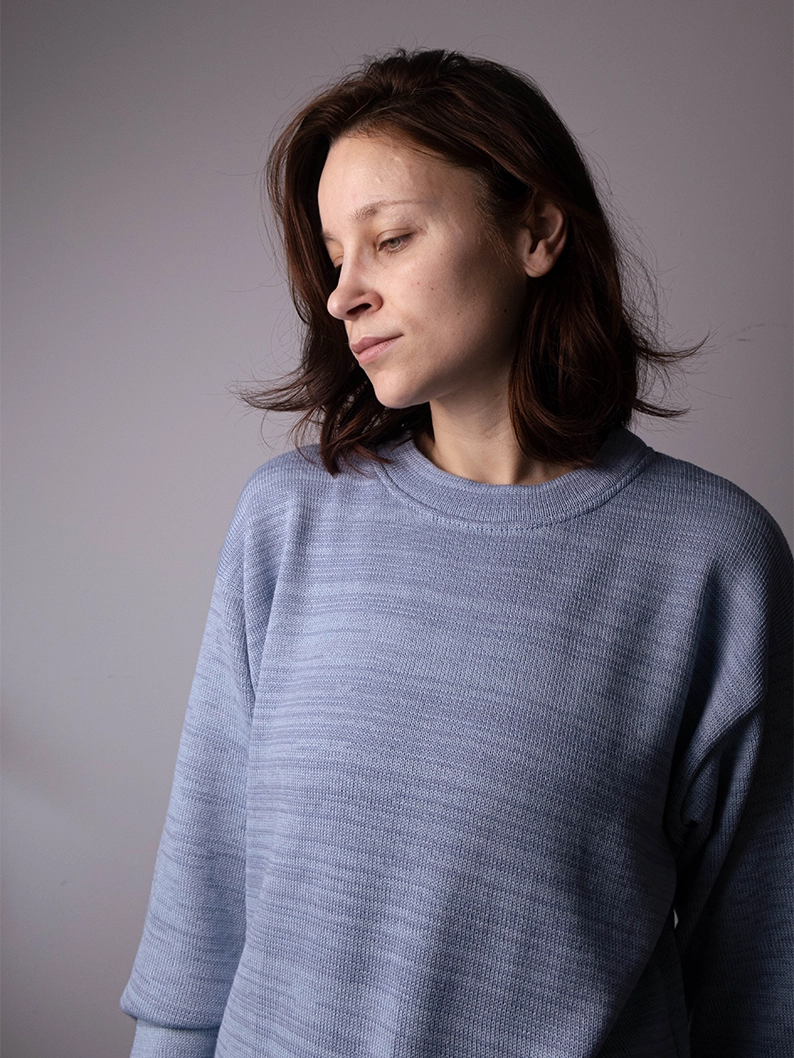 sweter gabi model 8 Merino wool sweater "Gabi" - choose color! - Image 10