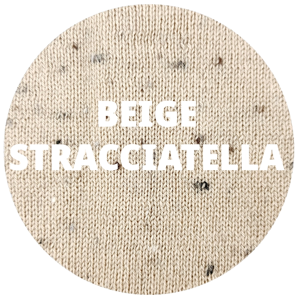 PRÓBNIK BEIGE STRACCIATELLA Próbka naszej dzianiny merino - obrazek 31