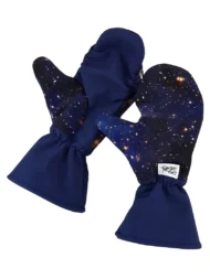 Rękawiczki Softshell z wełną merino - "Galaktyka" - wybierz rozmiar!