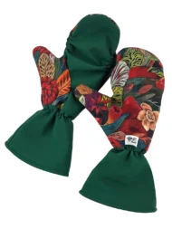 Rękawiczki Softshell z wełną merino - "Ogród" - wybierz rozmiar!