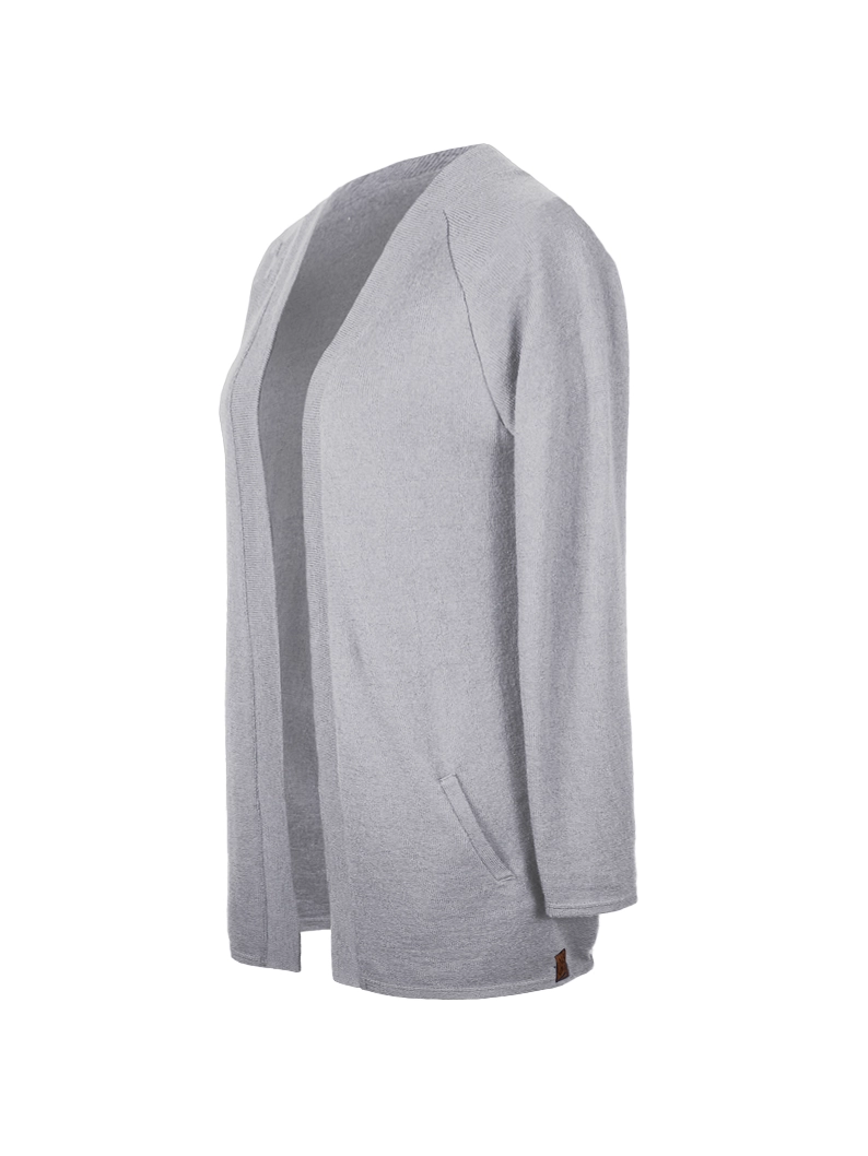 kardigan merino krótki srebrno szary Merino wool cardigan - custom made - Image 1