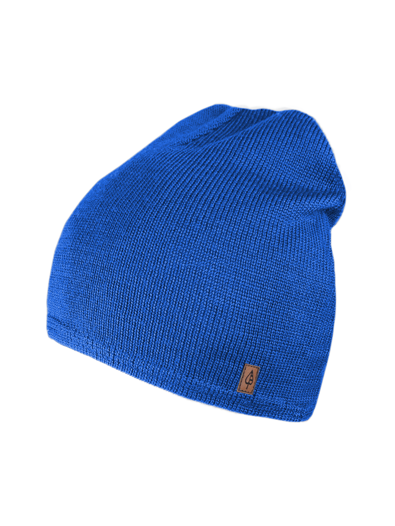 Czapka jednowarstwowa lazur Thin BASIC merino wool hat - Azure - Image 1