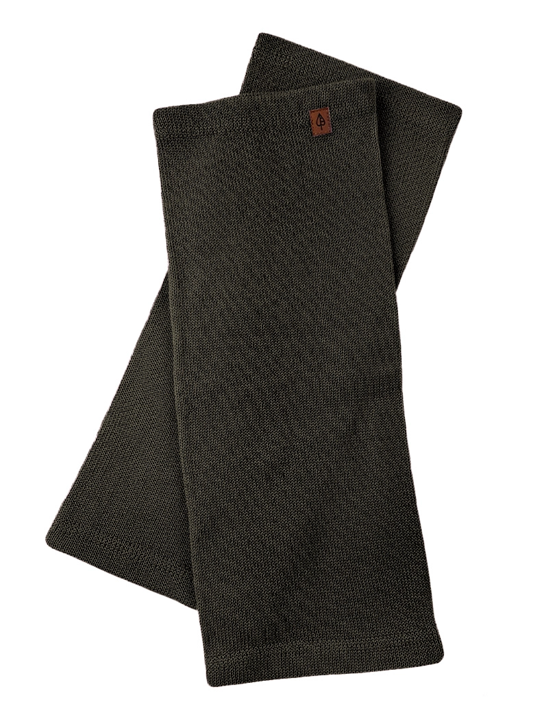 getry merino ciemny szaro brąz Merino wool leg warmers DARK GRAY-BROWN - Image 1