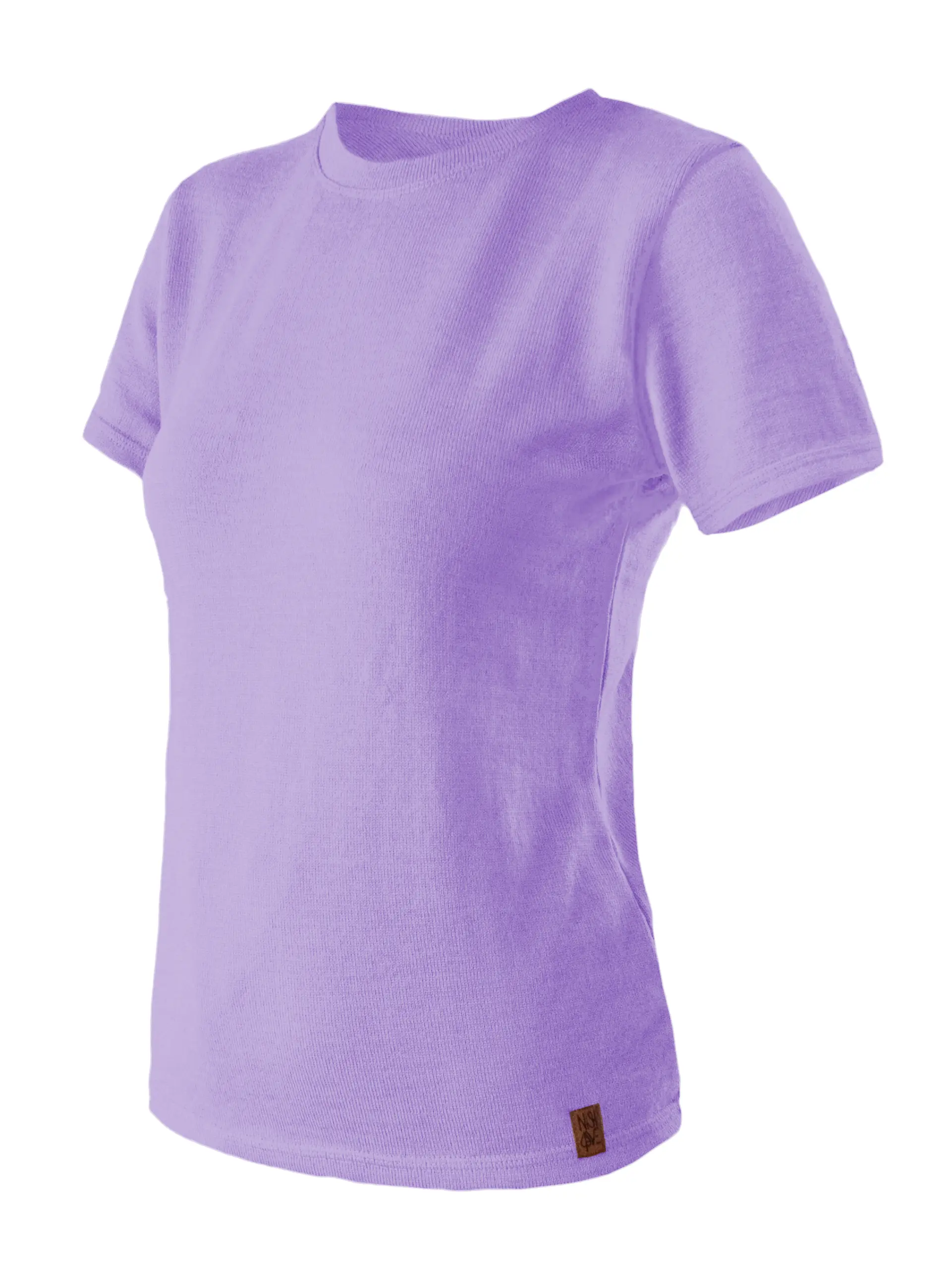 t-shirt damski lawenda Women's Merino Wool T-Shirt - Lavender - Image 1